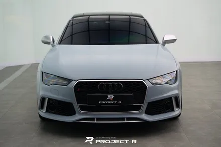 아우디 RS7 전체랩핑 3M2080 배틀쉽그레이, 부천 약대동 자동차랩핑 프로젝트알 / 부천 원미구 상동