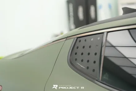 기아 스팅어 전체 랩핑, 3M 2080 매트 밀리터리 그린 시공, 부천 자동차래핑 프로젝트알 / 부천 원미구 상동