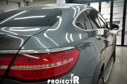 벤츠 GLC 220d 에이버리 유광 화이트 전체 랩핑, 부천 상동 자동차래핑 프로젝트R / 부천 원미구 상동