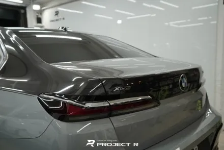 부천 BMW 7시리즈 740i 듀오톤 랩핑, 상단 울트라핏 카본 PPF 시공, 프로젝트알 / 부천 원미구 상동