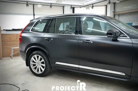 볼보 XC90 에이버리 사틴블랙 전체 랩핑, 부천 프로젝트알 / 부천 원미구 상동