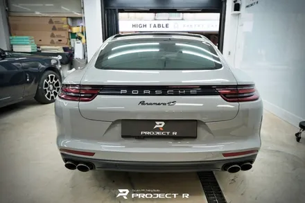 포르쉐 파나메라 4S 고광택 크레용 전체랩핑, 비닐프로그 젠틀그레이, 부천랩핑 프로젝트알 / 부천 원미구 상동