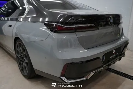 부천 BMW 7시리즈 740i 듀오톤 랩핑, 상단 울트라핏 카본 PPF 시공, 프로젝트알 / 부천 원미구 상동