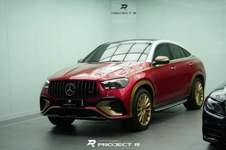 벤츠 GLE 400e 부천 랩핑 전문점에서 아이언맨 컵셉 전체 랩핑 시공 / 부천 원미구 상동