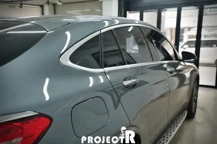 벤츠 GLC 220d 에이버리 유광 화이트 전체 랩핑, 부천 상동 자동차래핑 프로젝트R / 부천 원미구 상동