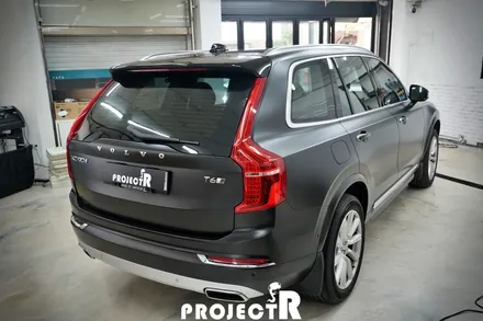 볼보 XC90 에이버리 사틴블랙 전체 랩핑, 부천 프로젝트알 / 부천 원미구 상동