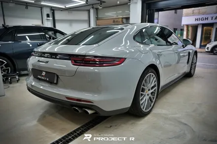 포르쉐 파나메라 4S 고광택 크레용 전체랩핑, 비닐프로그 젠틀그레이, 부천랩핑 프로젝트알 / 부천 원미구 상동