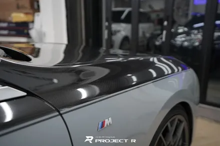 부천 BMW 7시리즈 740i 듀오톤 랩핑, 상단 울트라핏 카본 PPF 시공, 프로젝트알 / 부천 원미구 상동