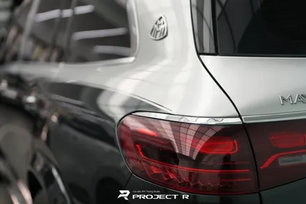 벤츠 GLS600 마이바흐 듀오톤 비닐프로그 로얄그린 및 메탈실버 투톤 랩핑, 부천 프로젝트알 / 부천 원미구 상동