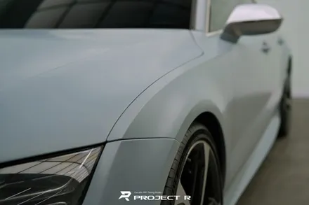 아우디 RS7 전체랩핑 3M2080 배틀쉽그레이, 부천 약대동 자동차랩핑 프로젝트알 / 부천 원미구 상동