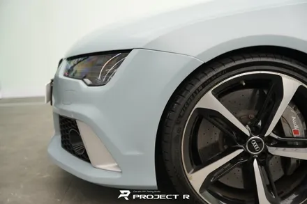 아우디 RS7 전체랩핑 3M2080 배틀쉽그레이, 부천 약대동 자동차랩핑 프로젝트알 / 부천 원미구 상동