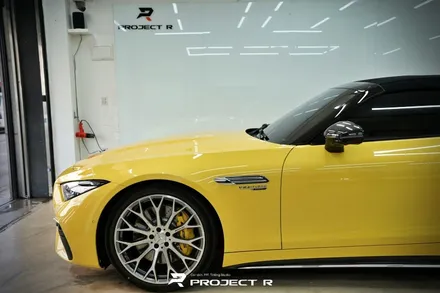 벤츠 SL63 AMG 스텍 윈드쉴드, UPPF 전체 PPF 및 카본PPF, 부천 프로젝트알 / 부천 원미구 상동