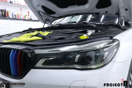 상동랩핑 전문점 BMW 730Ld 라이트필름과 크롬죽이기 포인트랩핑 / 부천 원미구 상동