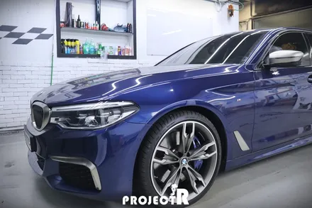 BMW 5시리즈 M550d 3M1080 사틴 뱀파이어 레드 / 부천 원미구 상동