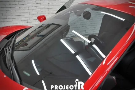 부천썬팅 프로젝트R 페라리 488 열차단 썬팅, 글라스틴트 선셋 프리미엄 윈도 틴팅 시공기 / 부천 원미구 상동