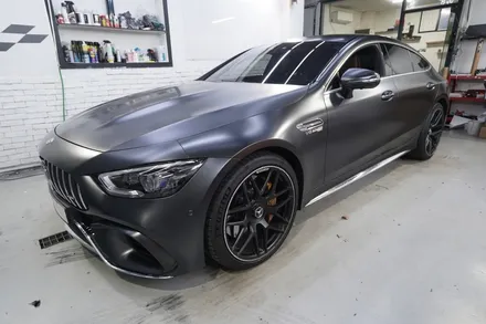 벤츠 GT63 AMG 에이버리 사틴블랙 전체 랩핑 + 크롬 죽이기 + 카본 부분 포인트 랩핑 by 프로젝트R / 부천 원미구 상동