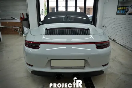 포르쉐 911 카레라 4 GTS 뒷범퍼 PPF 보호필름 시공기 by 부천 자동차PPF 전문점 프로젝트알 / 부천 원미구 상동