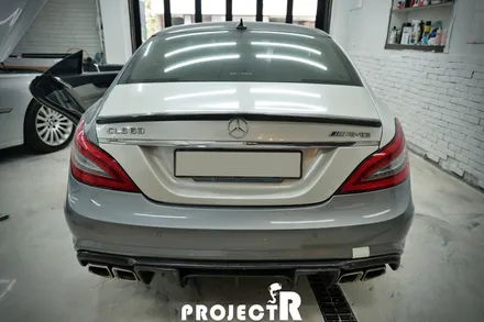 벤츠 CLS63 AMG 전체 랩핑, 에이버리 브라이트 블루 메탈릭 자동차 래핑 시공기 by 부천 프로젝트알 / 부천 원미구 상동