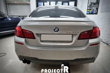 BMW 5시리즈 520d 에이버리 화이트펄 전체 랩핑, 부천 자동차래핑 프로젝트알 / 부천 원미구 상동