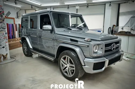 벤츠 지바겐 전체 랩핑, G63 AMG 에이버리 유광 화이트 자동차 래핑 by 부천랩핑 전문 프로젝트알 / 부천 원미구 상동
