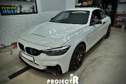 BMW 4시리즈 컨버터블 에이버리 락그레이 전체 랩핑 + 앞범퍼 PPF 작업 by 프로젝트알 / 부천 원미구 상동