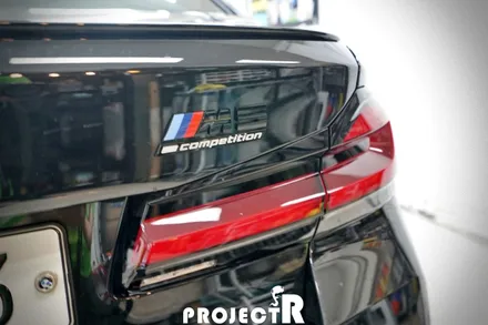 BMW M5 컴페티션 사이드미러, 카본 루프 PPF 보호필름 시공 by 부천 PPF 전문 프로젝트알 / 부천 원미구 상동