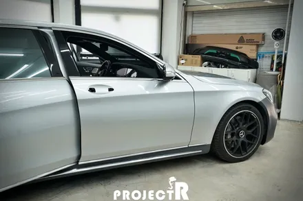 벤츠 S클래스 S500 전체 랩핑, 에이버리 이클립스 메탈릭 자동차 래핑 in 부천 프로젝트알 / 부천 원미구 상동