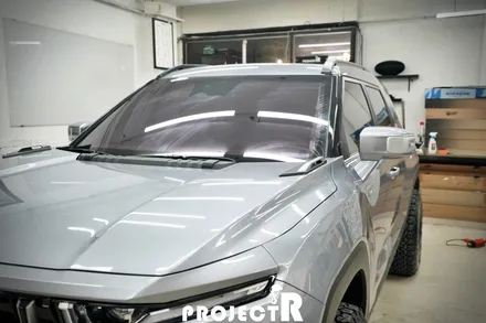 쌍용 토레스 루프스킨 투톤랩핑, 유광&무광 부분 포인트 랩핑 시공 by 프로젝트알 / 부천 원미구 상동