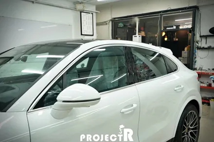 포르쉐 카이엔 글라스틴트 슈어X 열차단 썬팅, 전체 실내 PPF 시공 in 부천 프로젝트알 / 부천 원미구 상동