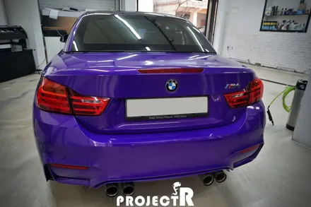 BMW M4 컨버터블 3M2080 유광 스톰 그레이 전체랩핑, 크롬죽이기 시공 / 부천랩핑 프로젝트알 / 부천 원미구 상동