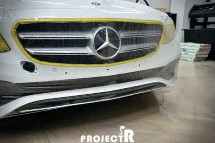 벤츠 E클래스 사고 수리 전면 범퍼 PPF 재시공, 부천 자동차PPF 전문 프로젝트알 / 부천 원미구 상동