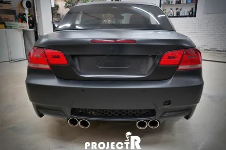BMW 3시리즈 컨버터블 전체랩핑, 에이버리 사틴 바솔트 메탈릭 시공 in 부천랩핑 프로젝트알 / 부천 원미구 상동