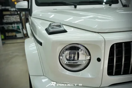 벤츠 지바겐 G63 AMG 나이트패키지(라이트필름, 부분 랩핑 크롬죽이기) 시공, 부천랩핑 프로젝트알 / 부천 원미구 상동