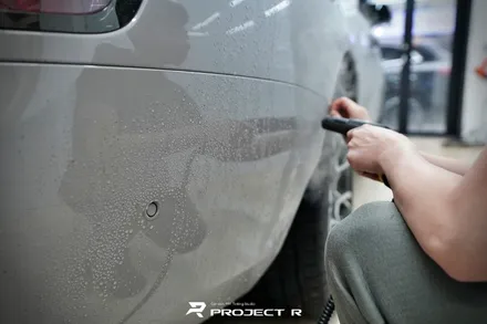롤스로이스 고스트 리어 범퍼 울트라핏 PPF 재시공 in 부천 프로젝트알 / 부천 원미구 상동