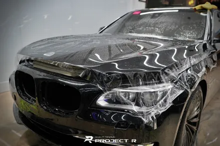 BMW 7시리즈 앞범퍼 본넷 부분 PPF, 울트라핏 XP 크리스탈 시공, 부천PPF 프로젝트알 / 부천 원미구 상동