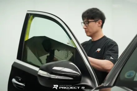 벤츠 GLE 300d 틴팅 재시공, 글라스틴트 선셋 부천 열차단 썬팅 프로젝트알 / 부천 원미구 상동