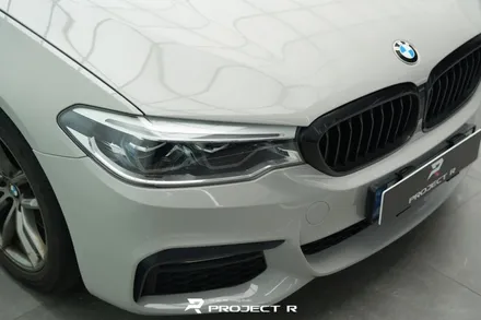 BMW 5시리즈 530i 전체 랩핑 재시공, 비닐프로그 고광택 게인스보로 그레이, 부천 프로젝트알 / 부천 원미구 상동