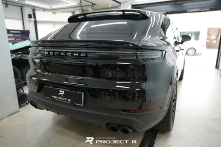 포르쉐 카이엔 신형 전체 PPF, 울트라핏 블랙PPF 시공, 부천 프로젝트알 / 부천 원미구 상동