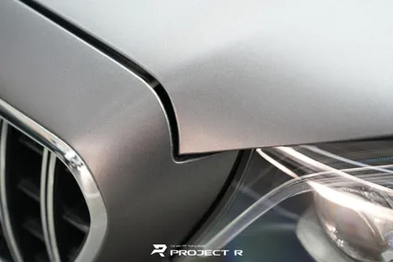 벤츠 E클래스 E450 카브리올레 전체 랩핑, 3M 사틴 다크그레이 시공, 부천 프로젝트알 / 부천 원미구 상동