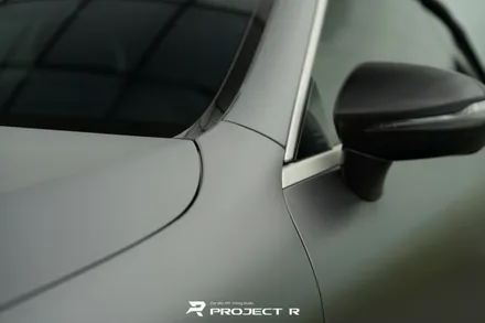 벤츠 E클래스 E450 카브리올레 전체 랩핑, 3M 사틴 다크그레이 시공, 부천 프로젝트알 / 부천 원미구 상동