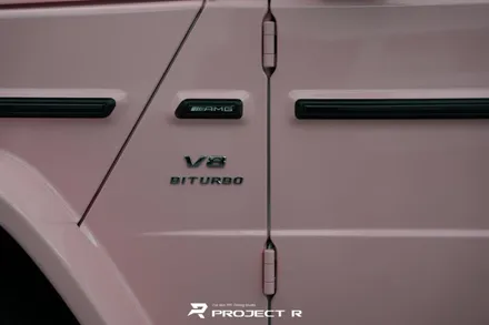 벤츠 지바겐 G63 AMG 부천 고광택 전체 랩핑, 비닐프로그 루즈 핑크 재시공 / 부천 원미구 상동
