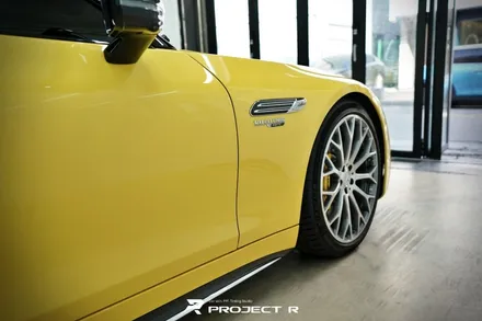 벤츠 SL63 AMG 스텍 윈드쉴드, UPPF 전체 PPF 및 카본PPF, 부천 프로젝트알 / 부천 원미구 상동