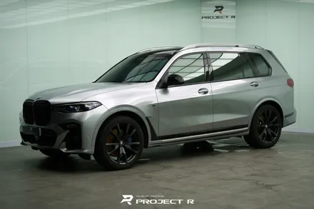 BMW X7 40d 전체 랩핑 비닐프로그 실버 메탈릭 시공, 부천 프로젝트알 / 부천 원미구 상동