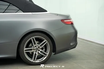 벤츠 E클래스 E450 카브리올레 전체 랩핑, 3M 사틴 다크그레이 시공, 부천 프로젝트알 / 부천 원미구 상동