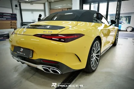 벤츠 SL63 AMG 스텍 윈드쉴드, UPPF 전체 PPF 및 카본PPF, 부천 프로젝트알 / 부천 원미구 상동