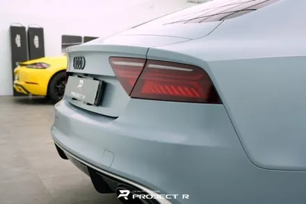 아우디 RS7 전체랩핑 3M2080 배틀쉽그레이, 부천 약대동 자동차랩핑 프로젝트알 / 부천 원미구 상동