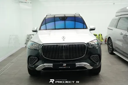 벤츠 GLS600 마이바흐 듀오톤 비닐프로그 로얄그린 및 메탈실버 투톤 랩핑, 부천 프로젝트알 / 부천 원미구 상동