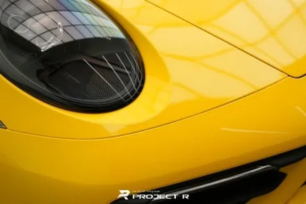 포르쉐 992 비닐프로그 레이싱 옐로우 전체 랩핑(911 카레라4 GTS), 부천 포르쉐 랩핑 전문 프로젝트알 / 부천 원미구 상동