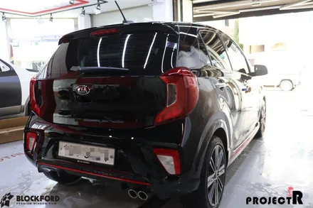 상동썬팅은 여기어때?경차도 블락포디, 블랙크롬 모닝 후기~ / 부천 원미구 상동