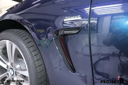 부천랩핑 잘하는곳! BMW 420d 그릴 블랙유광 랩핑 시공기~ / 부천 원미구 상동